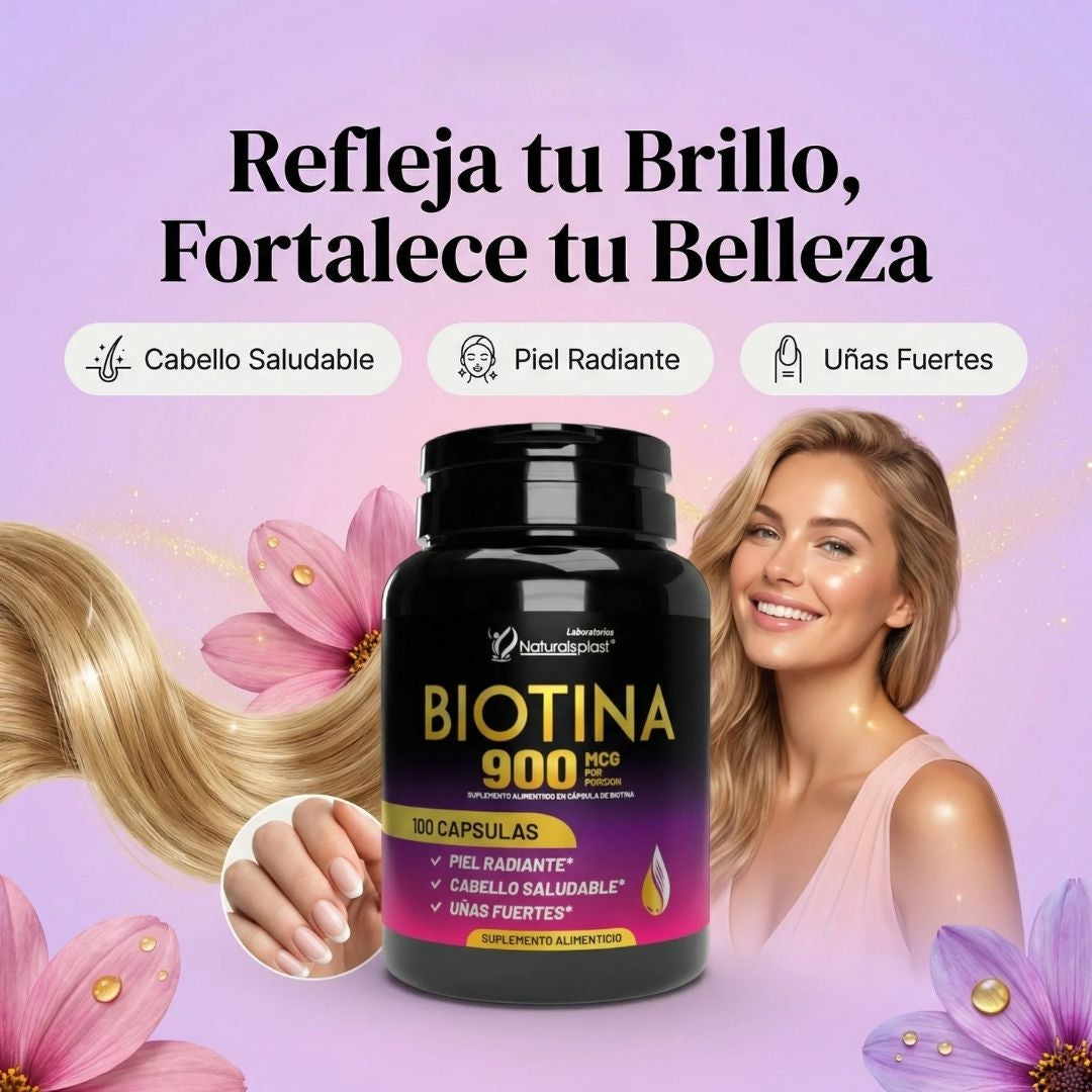BIOTINA  100CAP / CUIDADO DE LA PIEL